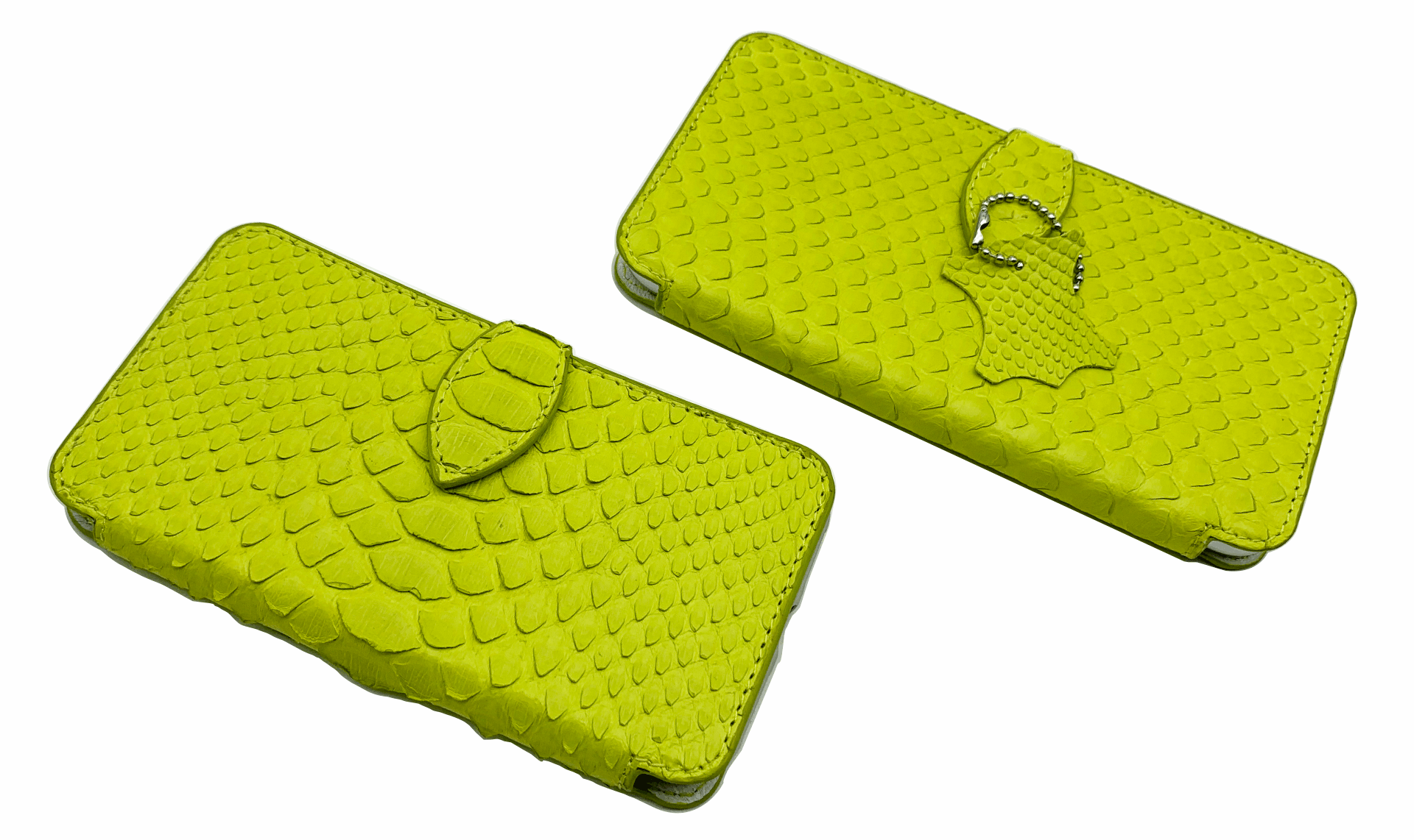 Case (чехол) GG® Для iPhone Xs/11/12 Pro (Green Piton) 2020 натуральная кожа питона